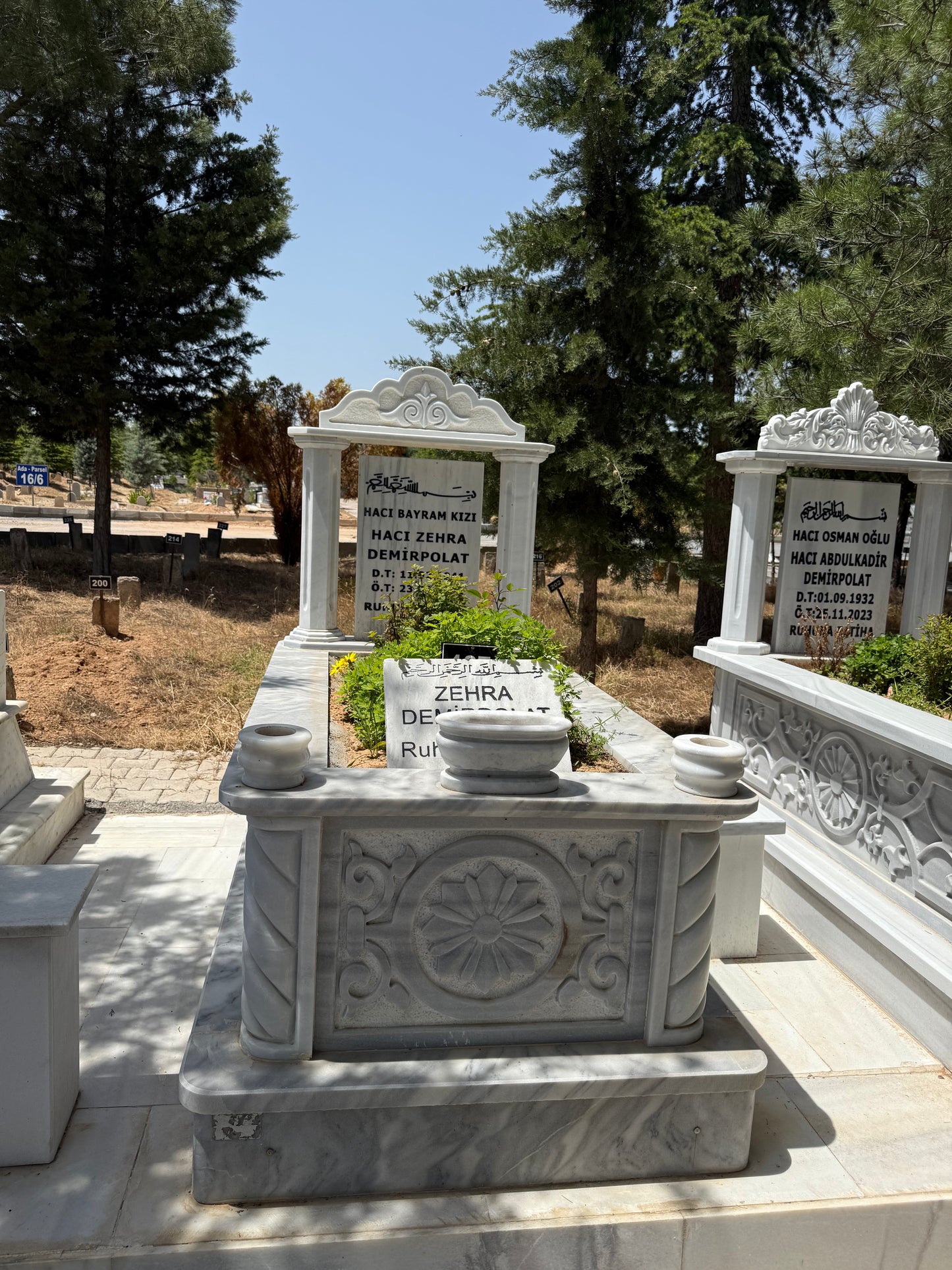 Kasımpatı İşlemeli Mezar Modeli