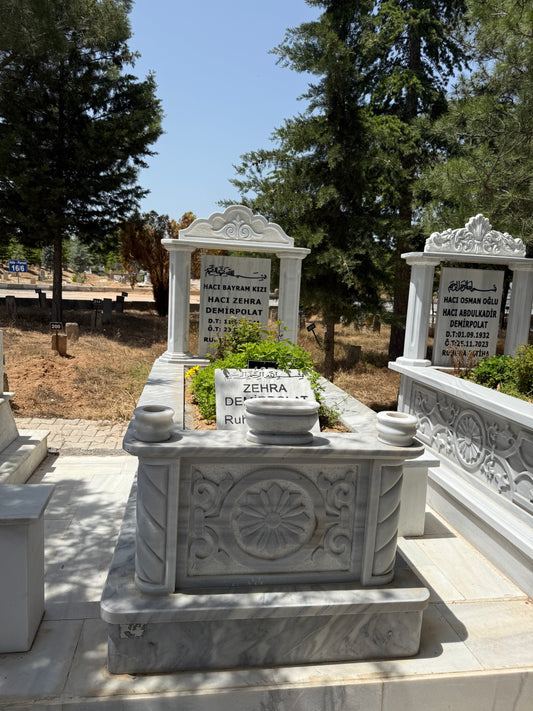 Kasımpatı İşlemeli Mezar Modeli