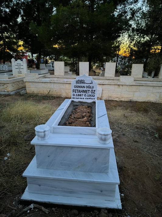 İki Katlı Sade Mezar Modeli